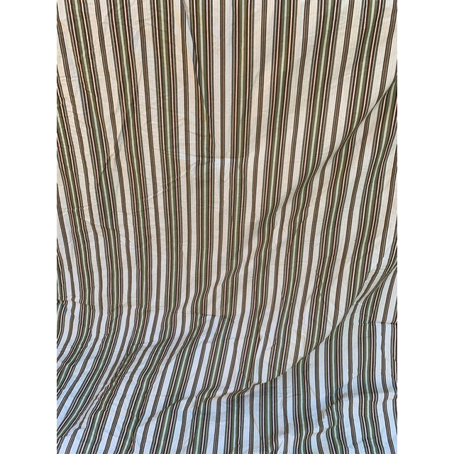 French Country Vintage Retired Lauren Ralph Lauren Sheffields Cottage Roses Twin Comforter Cover Pink Red Green Over Ivory Background For Sale - Image 3 of 12