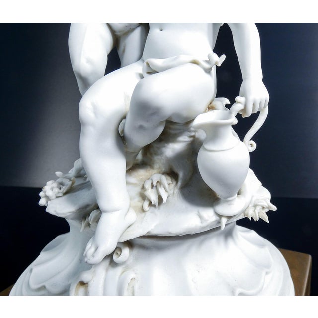 Biscuit Sculpture by Benacchio for Triad Bacchanalian Putti For Sale - Image 5 of 18