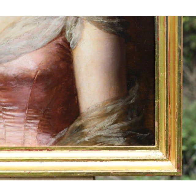 Portrait of a Lady, 19th Century, Oil on Canvas, Framed For Sale - Image 7 of 9