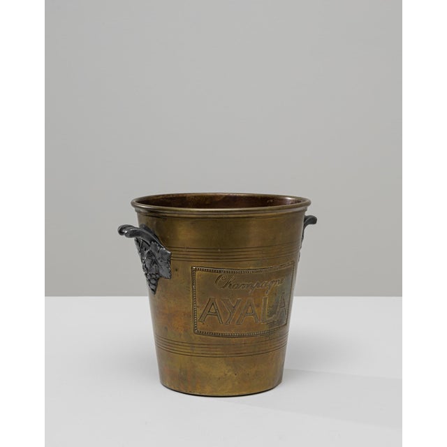 French Provincial 20th Century French Brass Champagne Bucket For Sale - Image 3 of 18