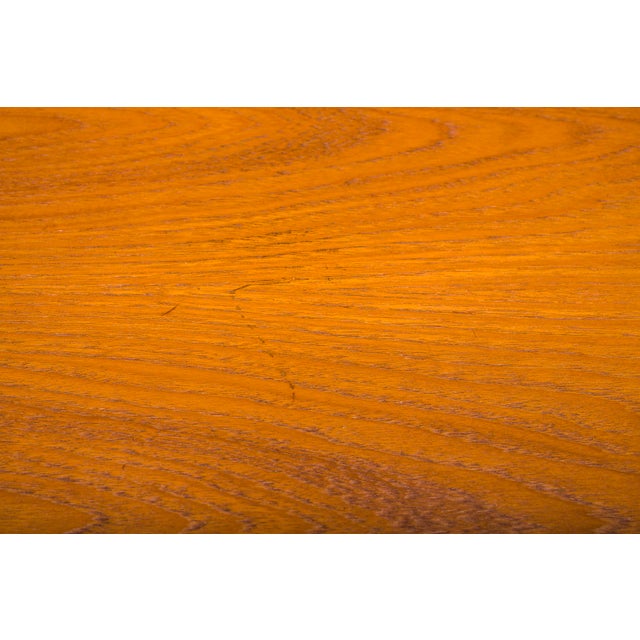 Mid-century teak freestanding desk by gv møbler, 1960s – exquisite restored condition elevate your workspace with this...