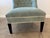 1940s Tufted Blue Slipper Chair For Sale - Image 4 of 6