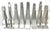 1962 ALCOA Aluminum Chess Set by Austin E. Cox in Wall-Mounted Case For Sale - Image 4 of 14