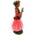 1980s Ceramic Hawaii Hula Man Ukulele Player With Headdress Bobble Doll For Sale - Image 4 of 9