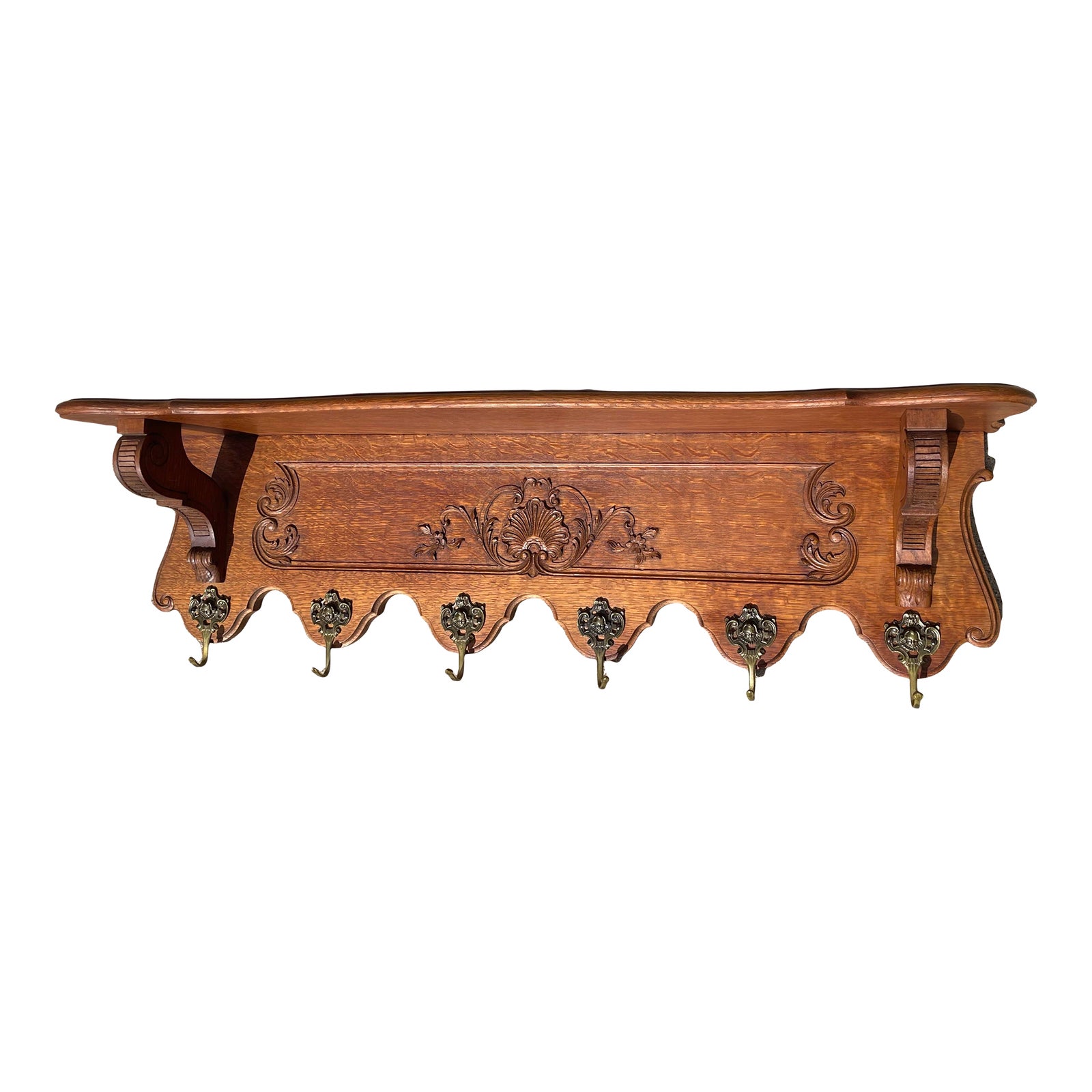 Vintage French Pot Rack Coat Rack | Chairish