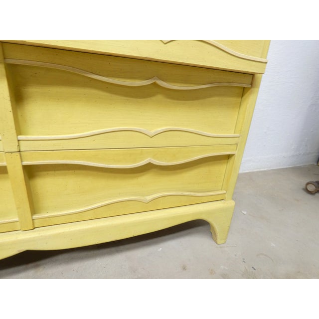 Wood Mid-Century Modern Yellow Lane Lowboy Dresser For Sale - Image 7 of 12