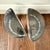 Glass Pair Mid Century Modern Blenko Half Moon Clear Glass Bookends by Wayne Husted For Sale - Image 7 of 12