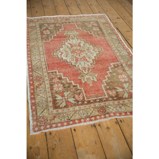 Old New House Vintage Distressed Oushak Rug - 2'11" x 4'6" For Sale - Image 4 of 8