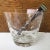 Set of Hazel Atlas Clear Dots cocktail glasses and matching ice bucket with tongs. The tumblers measurements are 2 7/8...