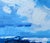 Contemporary Blue Sky Clouds Seascape Oil Painting For Sale - Image 4 of 14