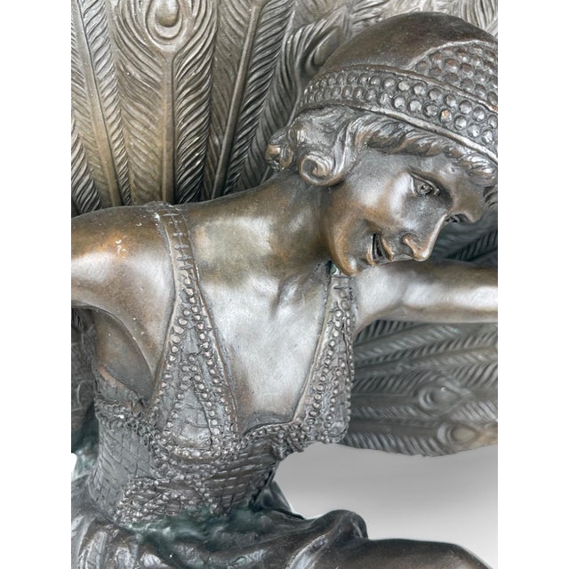 A Patented Bronze Sculpture of a Ballet Dancer Signed I I Pellier For Sale - Image 9 of 18