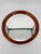 1960s Round Mirror in Teak Wood by Glass and Wood Hovmantorp, Sweden, 1960s For Sale - Image 5 of 11