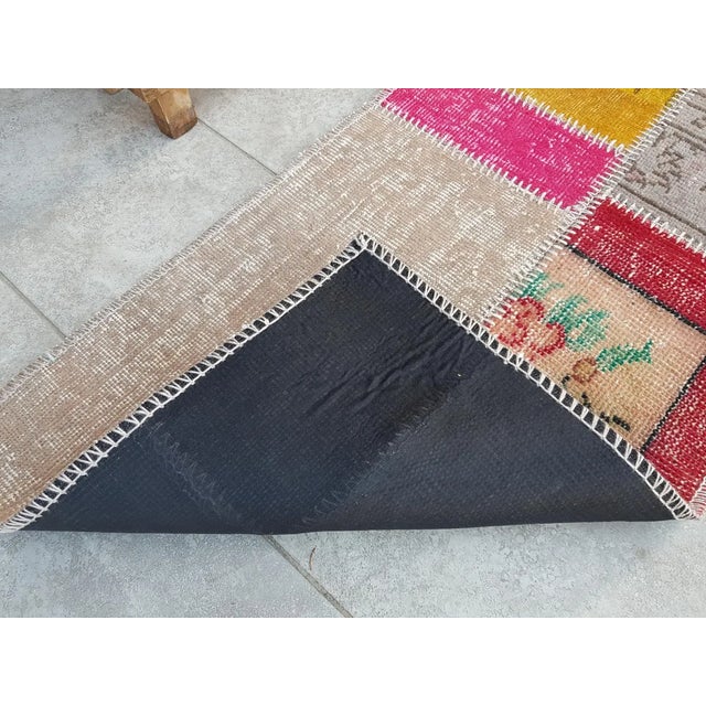 Oushak Vintage Hallway Runner For Sale - Image 4 of 10