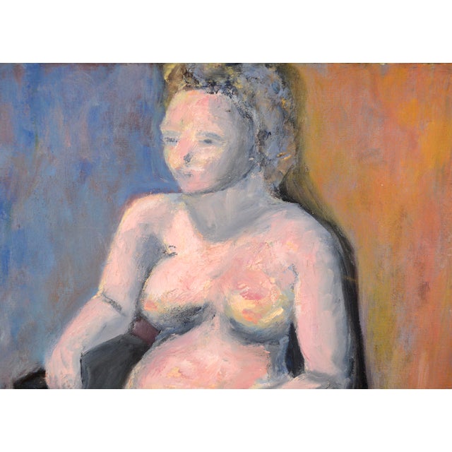 Modern Figure in Pink, Contemporary Figurative Abstract For Sale - Image 4 of 7