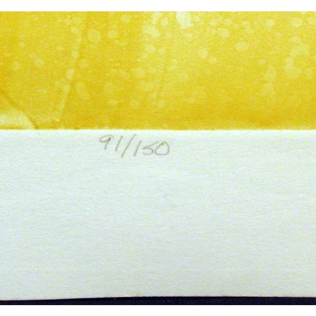 1980 "1601 Charles St." Folk Art Style House Portrait Etching by Lin Carte Anderson For Sale - Image 4 of 7