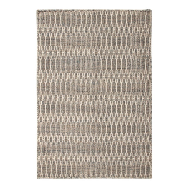 Rug & Kilim’s Contemporary Flatweave Rug With Geometric Lattice Design For Sale In New York - Image 6 of 8