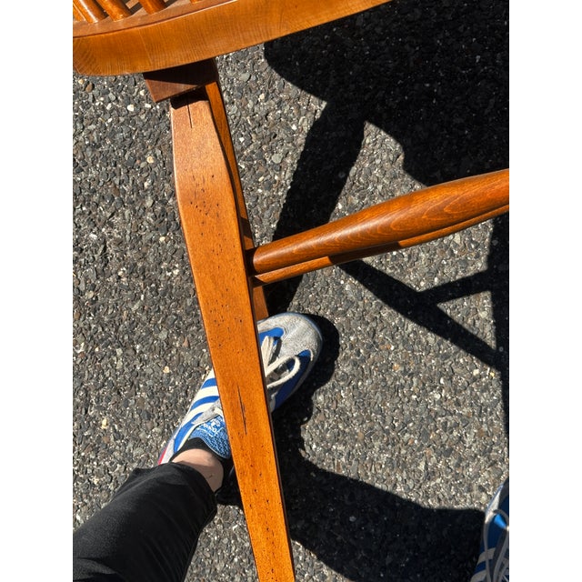 Continuous Arm Windsors by Kli Logatec Slovenia - Set of 6 Modern Farmhouse Dining Chairs For Sale - Image 9 of 10