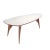 Medium Ted One White Dining Table from Greyge For Sale - Image 4 of 8