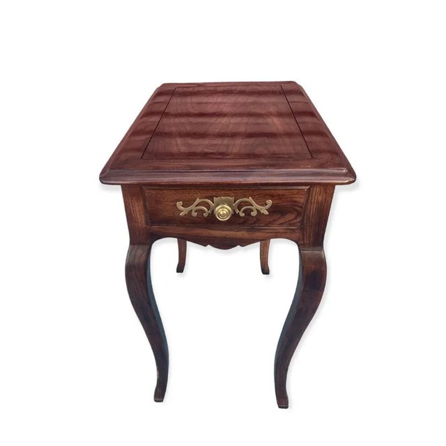 Late 20th Century Late 20th Century Henredon Side Table With Drawer For Sale - Image 5 of 7
