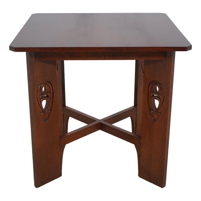 Stickley Highlands Arts & Crafts Pub Dining Table For Sale