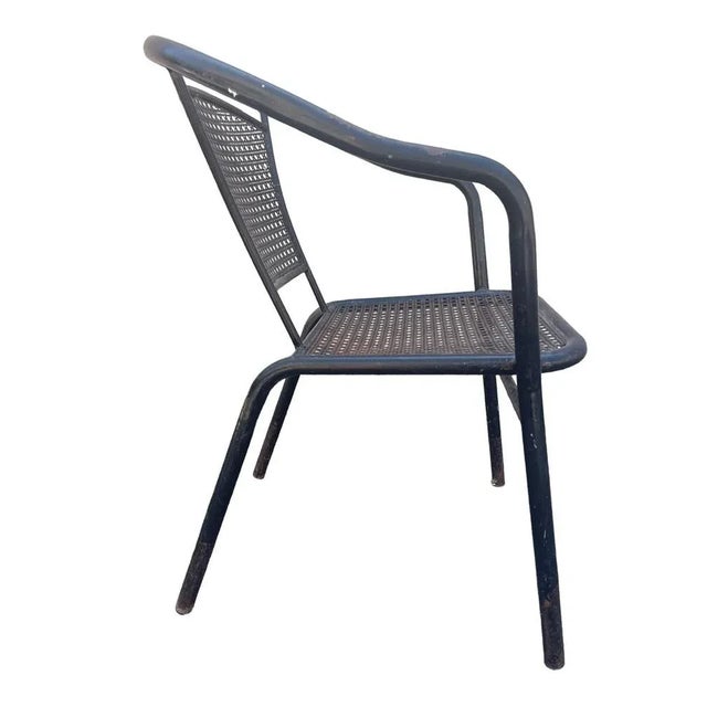 1960s Wrought Iron Armchairs, 1960s, Set of 12 For Sale - Image 5 of 12