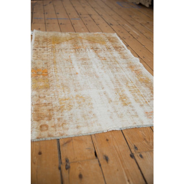 Traditional Vintage Distressed Oushak Rug - 2'7" x 4'2" For Sale - Image 3 of 7