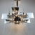 Mid-Century Modern Vintage Metal Chandelier by Gaetano Sciolari, Italy, 1950s For Sale - Image 3 of 18