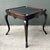 Vintage Queen Anne Leather Top Game Table For Sale - Image 4 of 12