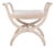 18th Century Gustavian stool with handles, scraped to original paint For Sale