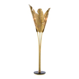 Currey & Company Tropical Floor Lamp For Sale