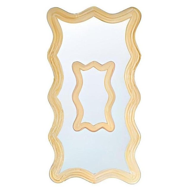Sonoma Mirror in Rattan with Samuel & Sons Piping by Popus Editions For Sale - Image 6 of 6