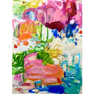 Original Abstract Mixed Media Painting by Gina Cochran - "When Everything Feels Possible" For Sale