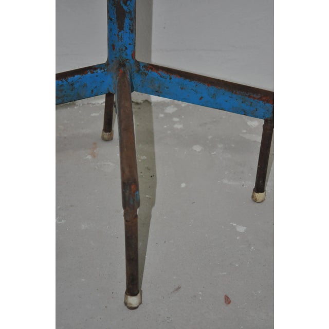 Mid-Century Modern Mid-Century Industrial Iron Chair, 1960s For Sale - Image 3 of 11