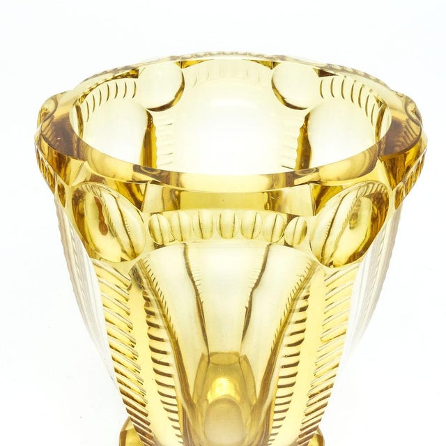 Art Deco Vase from Moser, Czechoslovakia, 1930s, in Very Good conditions. Designed 1920 to 1949 This piece has an...