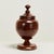 Vintage Turned Wood Lidded Urn For Sale - Image 9 of 10