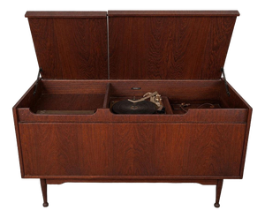 Mid-Century Teak Armstrong Radiogram Record Player Cabinet