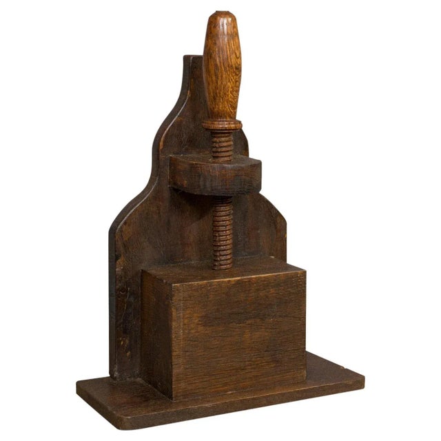 Late 19th Century Victorian Antique Screw Press Nutcracker For Sale - Image 9 of 9