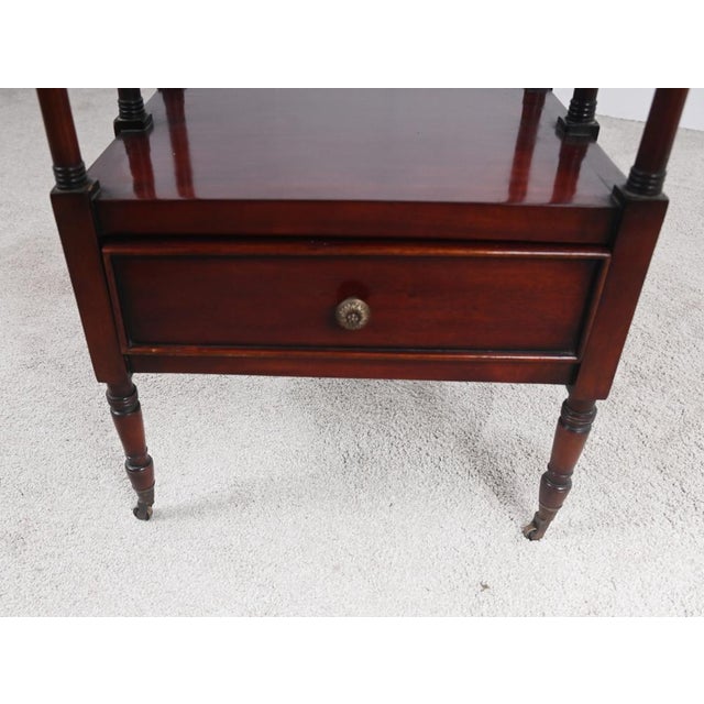 Georgian Style Mahogany Whatnot Bookcase, 1890s For Sale - Image 6 of 10