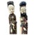 Large Carved and Polychrome Chinese Figurines, a Pair For Sale - Image 11 of 13