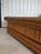 Wood Mid-20th Century Pencil Reed Rattan Sofa With Sculptural Rolled Arms & Brass Cap Feet For Sale - Image 7 of 12