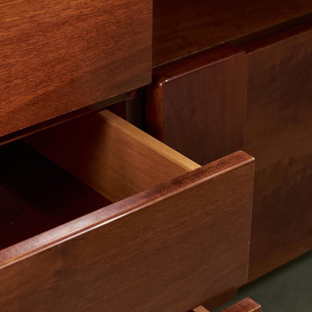 Italian Walnut Sideboard with Drawers from Mobil Girgi, 1970s For Sale - Image 17 of 18