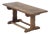 Antique Rustic Farmhouse Refectory Coffee Table in Oak For Sale