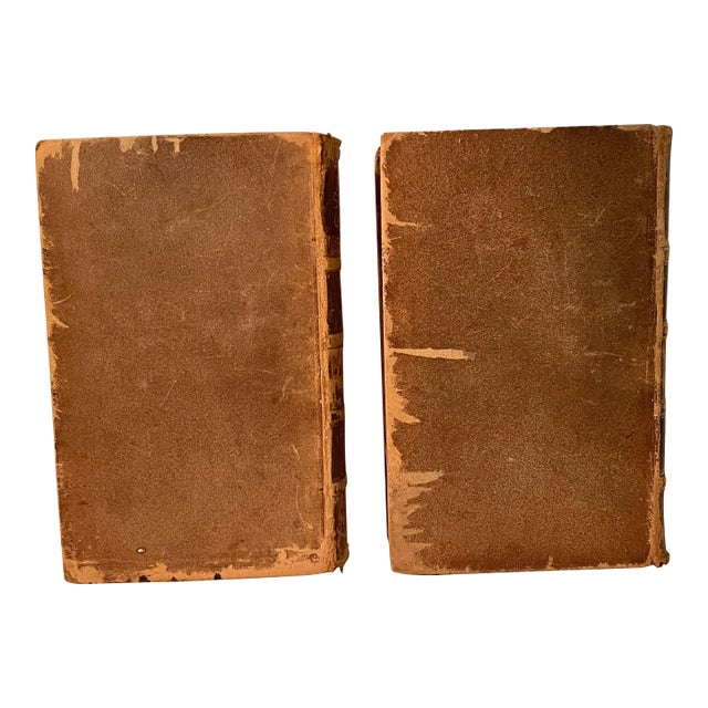 Antique Leather Books - Set of 2 - 1840 - Theology by John Dick For Sale
