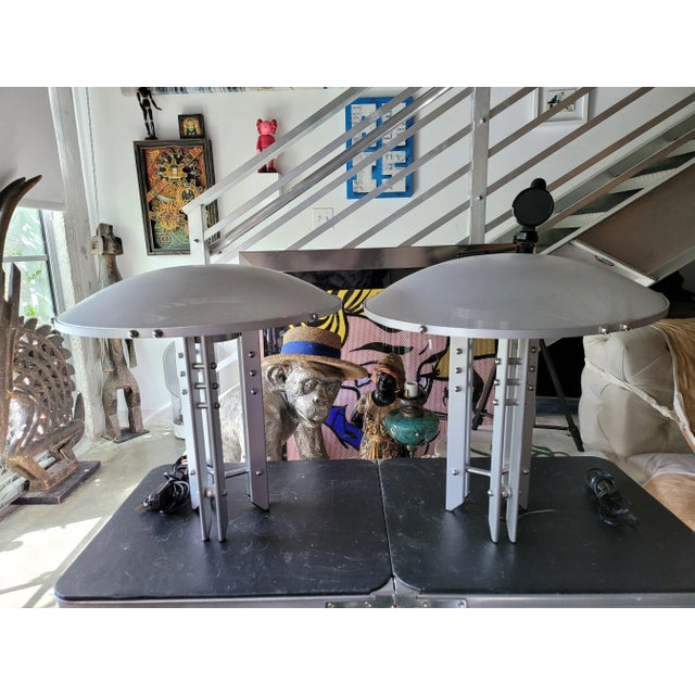 Kovacs Kovacs Robert Sonneman Echo of Vienna Table Lamps - a Pair For Sale - Image 4 of 13