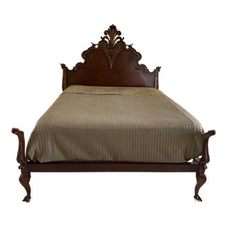 Ralph Lauren by Henredon Hudson Mahogany Queen Bedframe For Sale