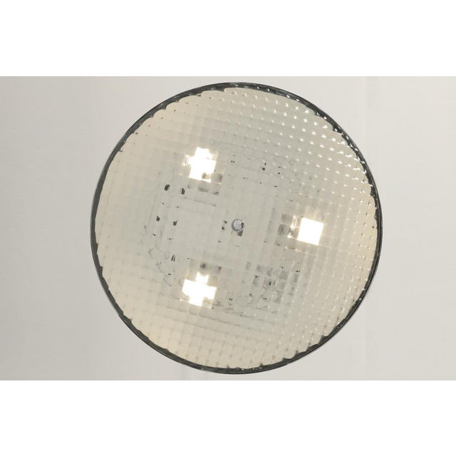 Glass Suspension Light in Structural Glass, Italy, 1965 For Sale - Image 7 of 8