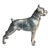 Solid Metal Cast Silverplate Antique Jennings Brothers Boxer Dog Statue Sculpture Pet For Sale