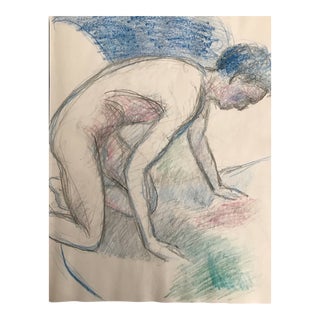 Crawling Male Nude by James Bone For Sale