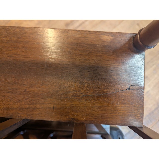 Brown 19th Century English Canterbury Book Caddy For Sale - Image 8 of 8