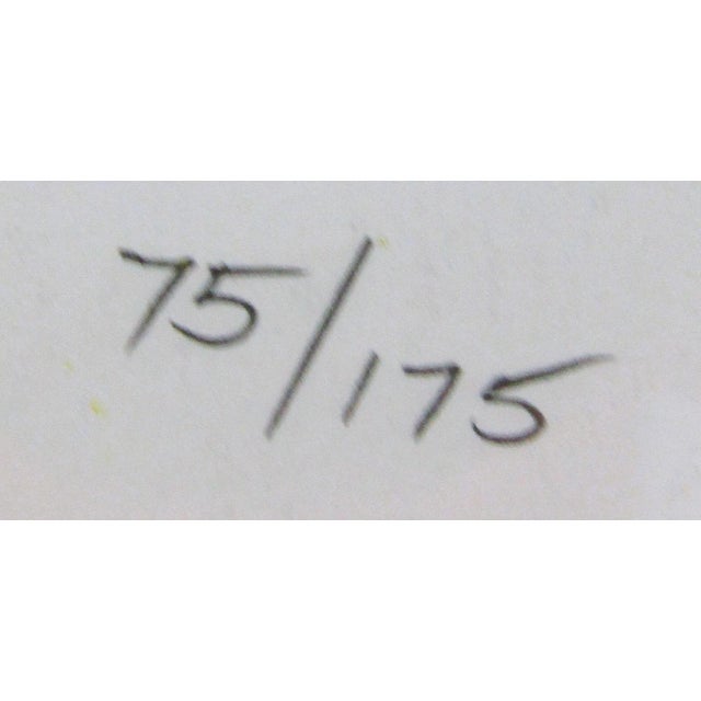 1990s 1990s Itzchak Tarkay Pencil Signed and Numbered Lithograph Seated Bohemian Woman For Sale - Image 5 of 9